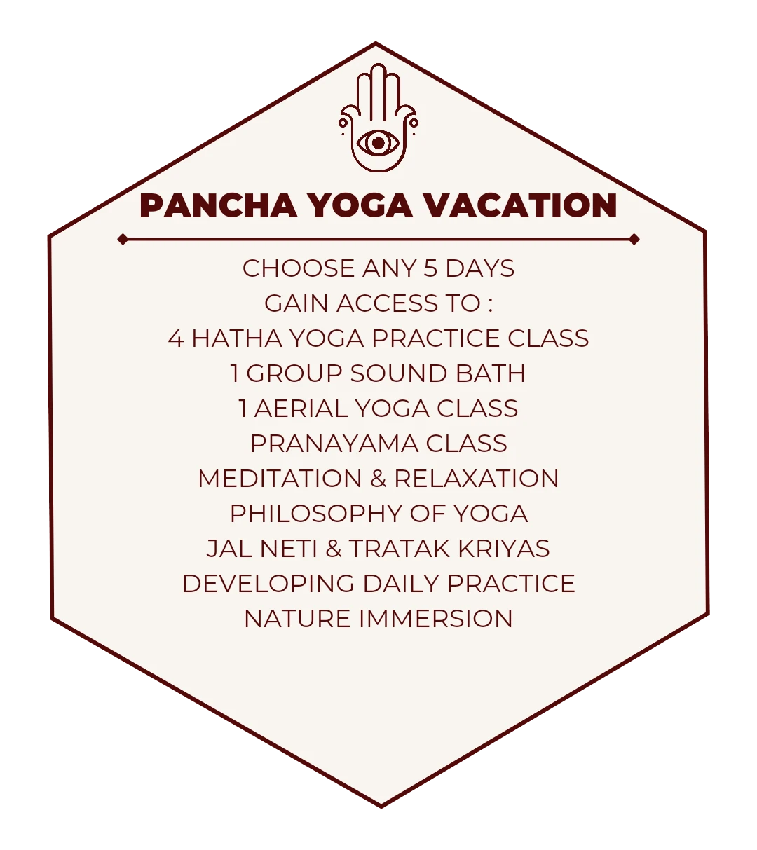 pancha yoga vacation